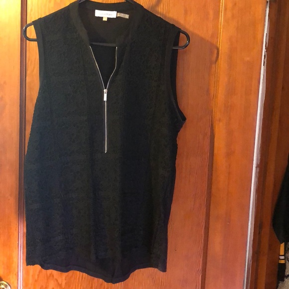 Calvin Klein Tops - Calvin Klein sleeveless tank top with black lace